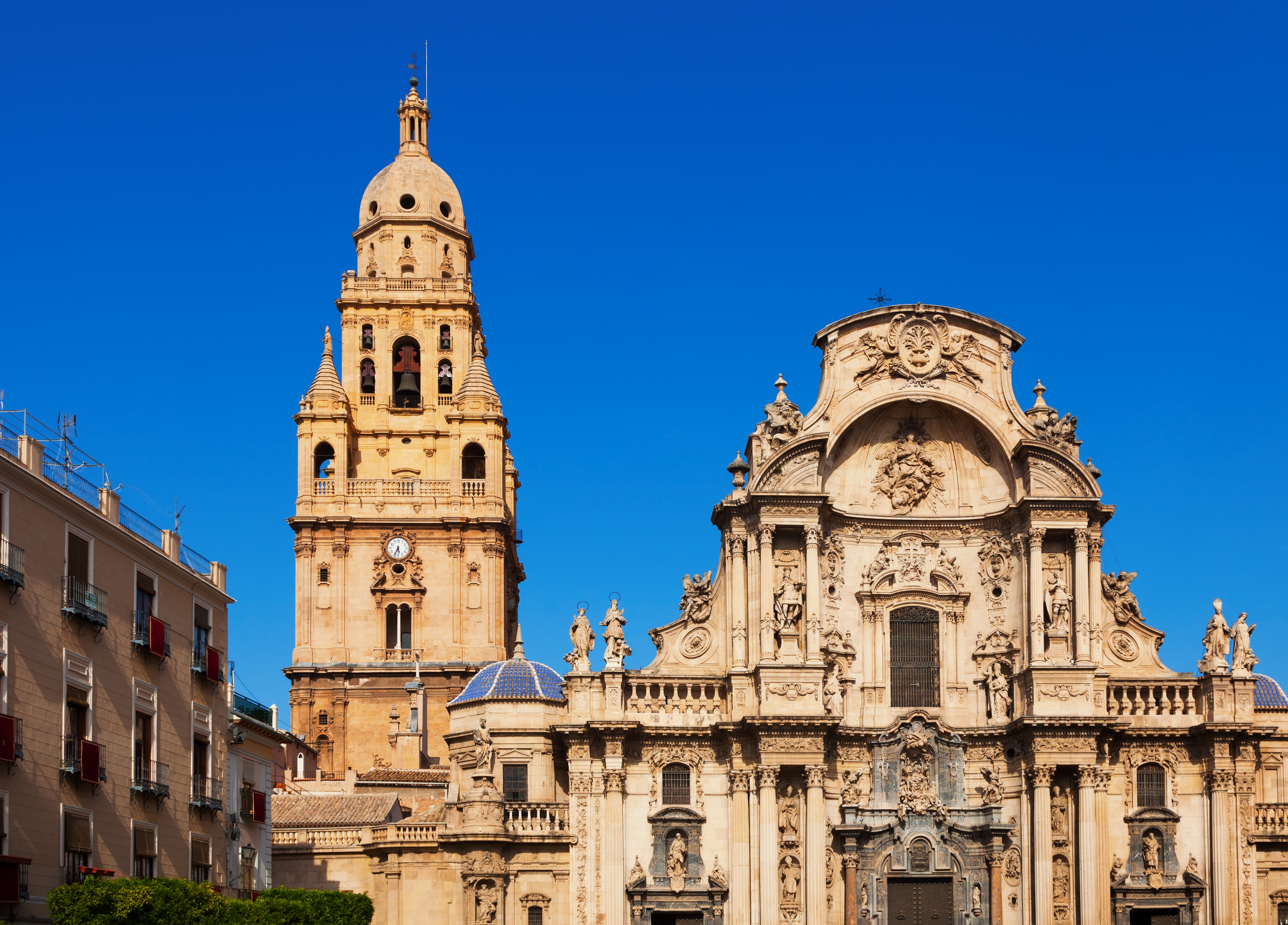 Cathedral Church of Saint Maria in Murcia.  Spain