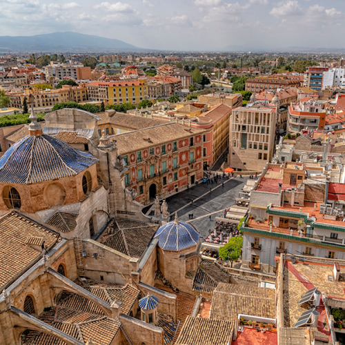 Vivir en Murcia  La ciuad de Murcia desde el aire 600x600